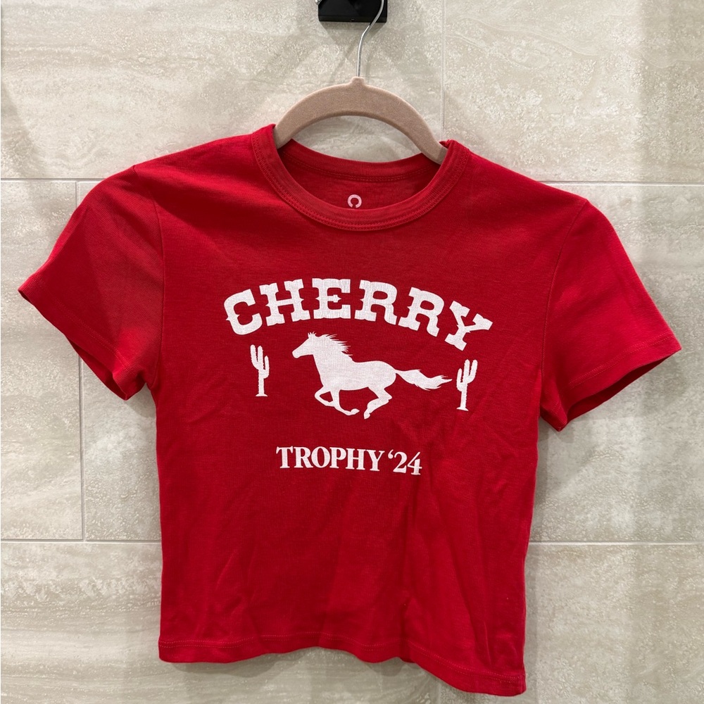 Cherry LA baby tee size XS